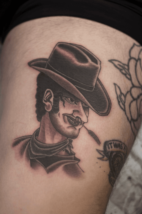 Sly Cowboy Caricature
