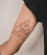 Family Embrace Tattoo