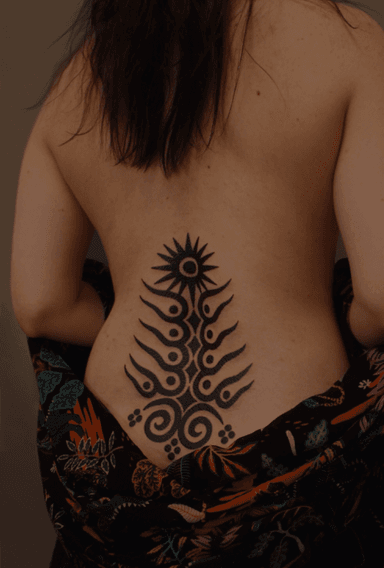Tattoo work at La Candela Tattoo