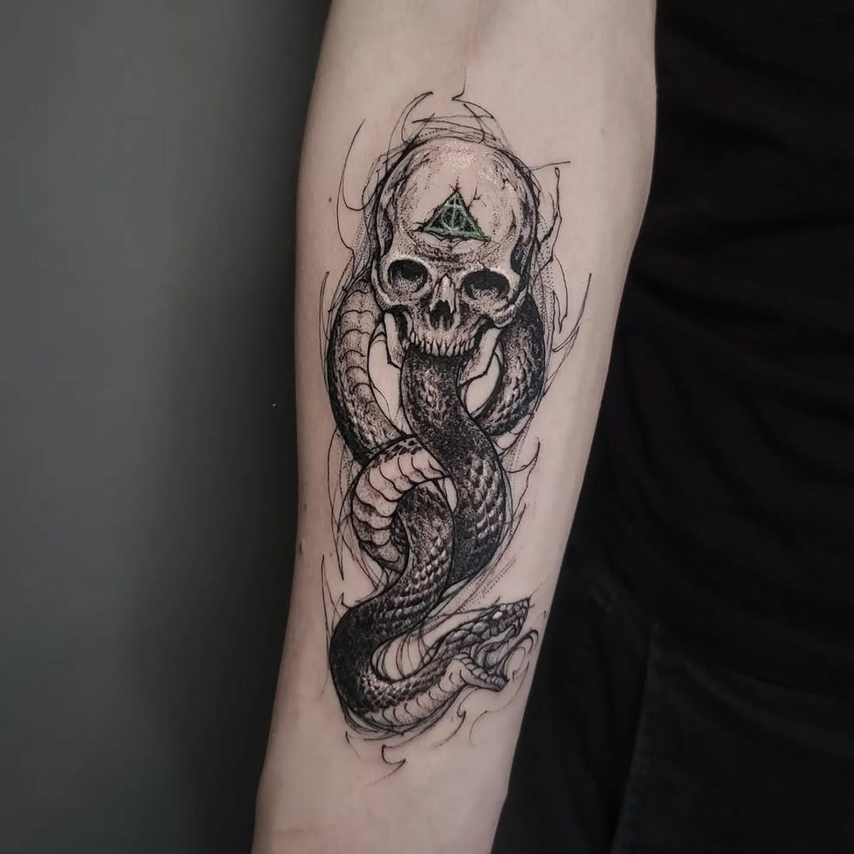 graceful arm tattoo