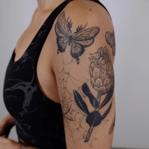 Blackwork tattoo style