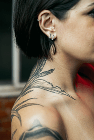 Neck Tattoo