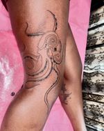 Tribal style 🐙🐙🐙 • • • • • • • • • • • • • • • • • • • • • • • #tattooartist #tattoo #dragontattoo #art #dmv #dmvtattooartist #dmvtattoos #mdtattooartist #mdtattoos #dctattoo #dctattooartist #tattoos #smalltattoo #legtattoo #waisttattoo #battattoo #simpletattoo #bigtattoo #y2ktattoo #shouldertattoo #linework #explorepage #octopustattoo #femaletattooartist #darktattoo