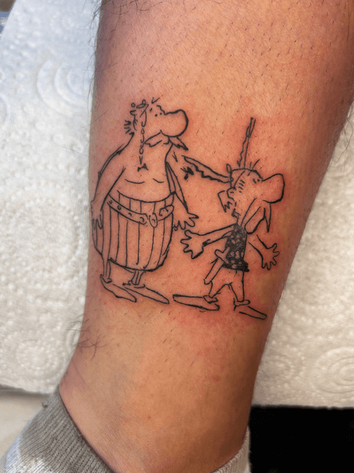 Comic Characters Tattoo