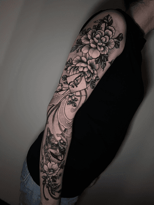 Blackwork tattoo style