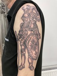 Knight in Armor Tattoo