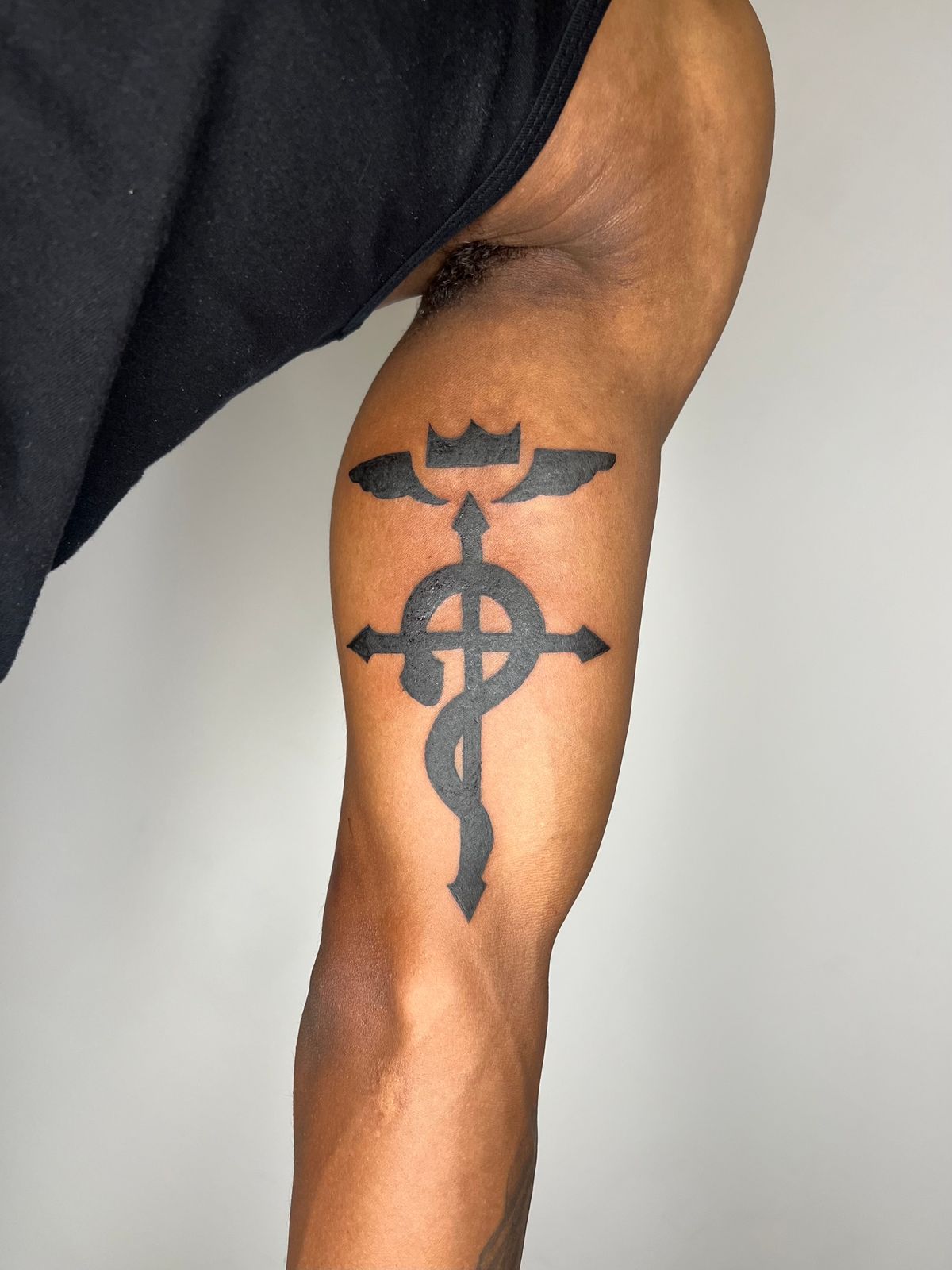 artistic wrist tattoo