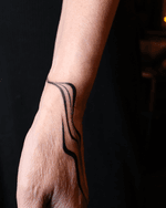 Abstract Lines Tattoo