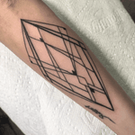 Geometric Diamond Tattoo