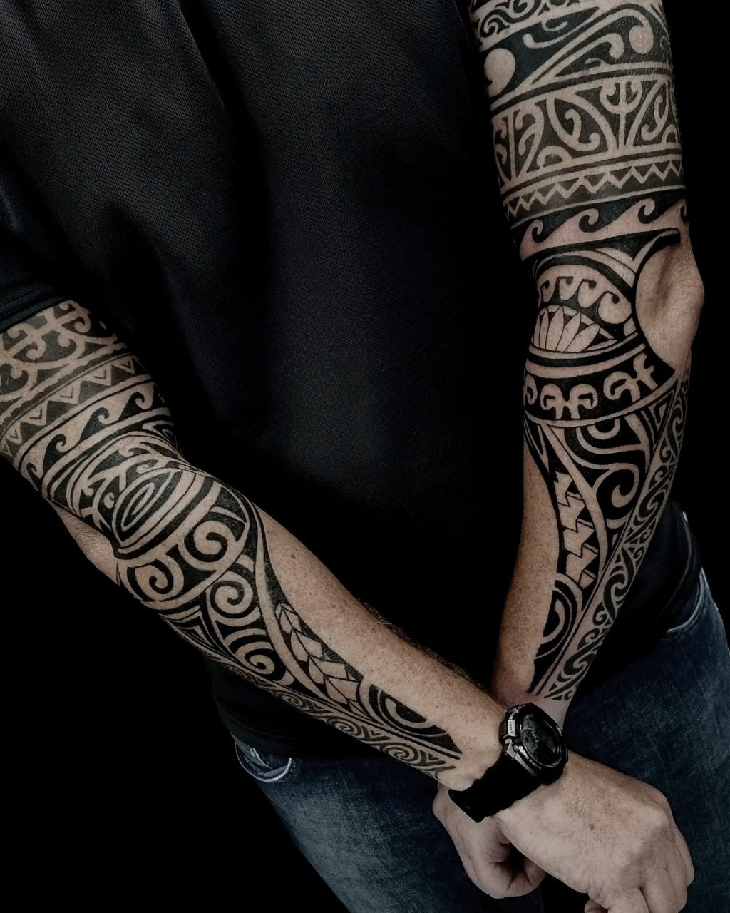 Tribal Māori full sleeve 