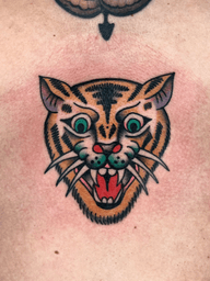 Traditional Tiger Tattoo
