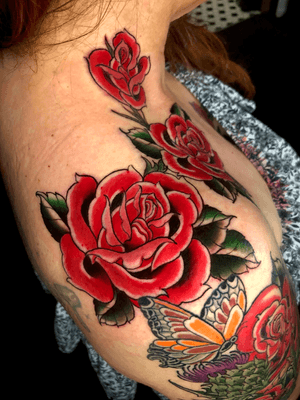 Rose #rosetattoo #colour #rose 