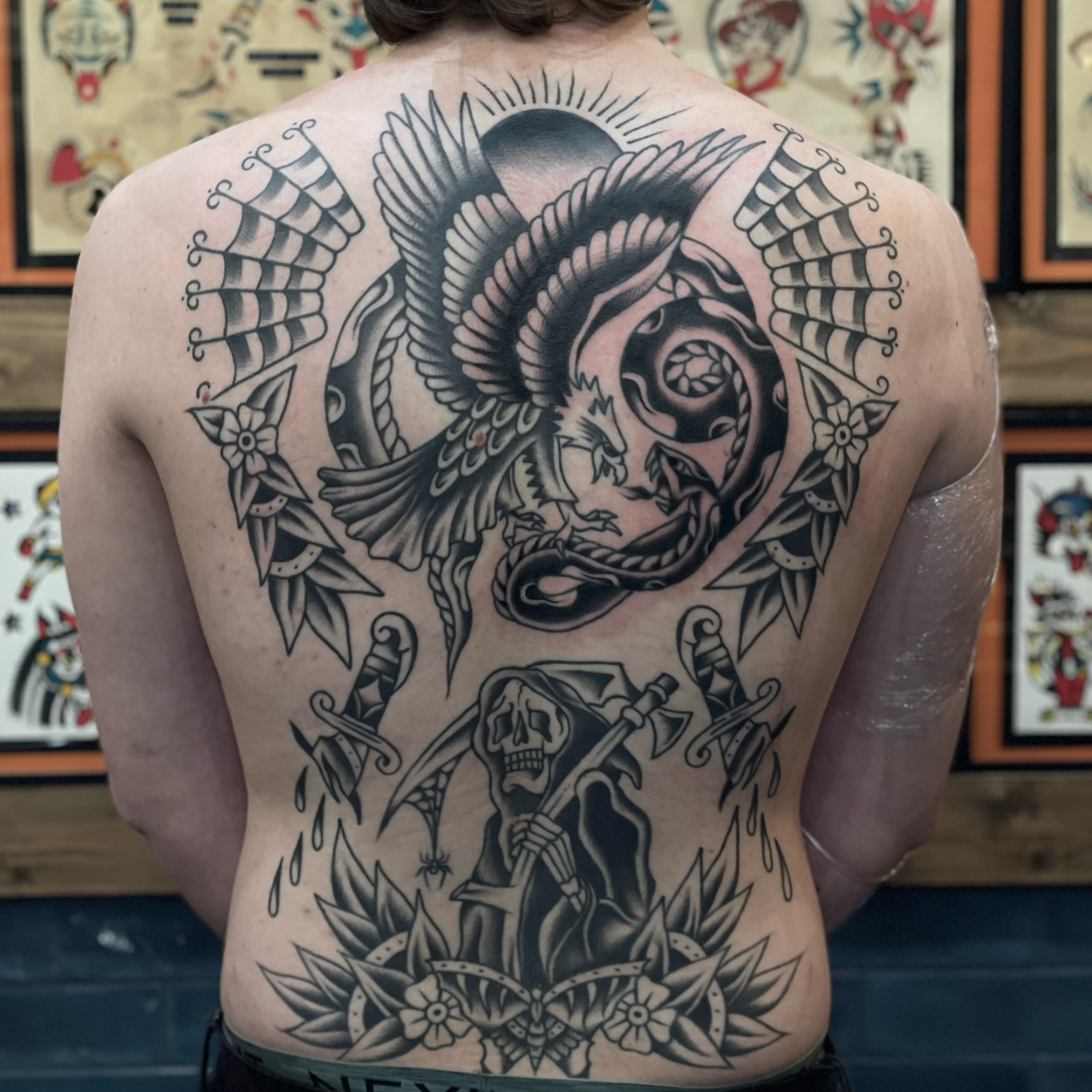 Old Black Men With Tattoos Embrace Tradition