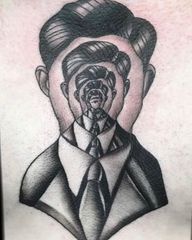 👁 #blackandgreytattoo #trippytattoo #lasvegastattoos #lasvegastattooartist #illusion #illusiontattoo #lasvegastattooshop #lasvegasfemaletattooartist #femaletattooartist #chesttattoo