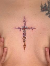 Ornate Colorful Cross