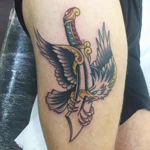 By Nick Salvetti #traditional #eagle #dagger