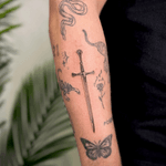 Sword and other tattoos
