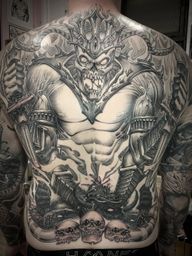 Final session on Jakes back piece @diamondclubtattoo Thank you for the persistence, dedication and above all your trust Jake 🤜🤛 .. we will get some healed pics later To book for a tattoo @diamondclubtattoo and @belmonttattoo DM OR EMAIL P.sandtattoo@gmail.com #elblacoink #solidink #blackclawneedle