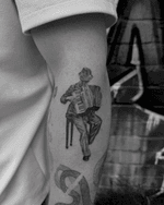 Accordion Player Tattoo