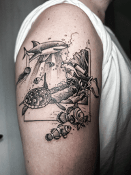 Underwater Scene Tattoo