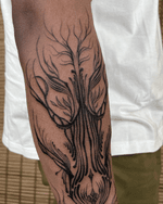 Abstract Tree Tattoo