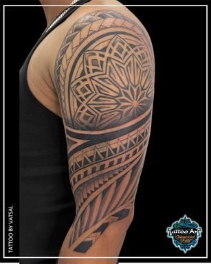Tribal Arm Tattoo