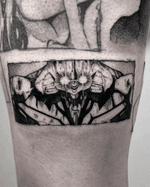 Robot Face Tattoo
