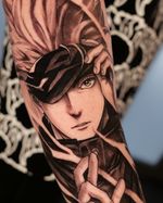 Gojo Satoru💫 . 📍Based in West Kensington, London 📌Bookings are available. . . . . #gojo #gojousatoru #jujutsukaisen #animetattoo #animetattoos #animetattooartist #londontattoostudio #londontattoo