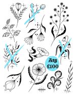 Size: 8-13cm Arms or legs only - message me for other placements/sizes :) 