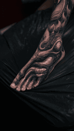 Abstract Foot Tattoo