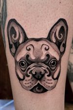 Stylized Bulldog Tattoo