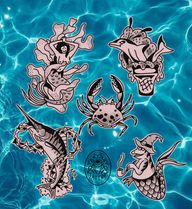 Cartoonish Sea Creatures Flash