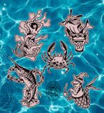 Cartoonish Sea Creatures Flash