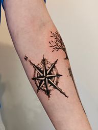 Compass Rose Tattoo