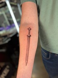 Roman Gladius Sword Tattoo