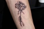 rose for my boy @ruweng - swipe for original drawing. by his grandpa 1968 #rose #rosetattoo #rosedrawing #sketchtattoo #shading #drawing #art #tattoo #tattoos #ink #inked #inkedlife #blacktattoo #blackandwhite #blackandwhitetattoos #blackworkers #blackwork #blacktattoo #darkart #flashtattoo #tatts #oldschool #traditional #tattooart #inkspiration #inspiration #tattooistartmag