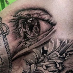 Double Tap if u like it! Ink done by Pablo DCT at Double Cross Tattoo (Fort Lauderdale & Downtown Miami) #eye #doublecrosstattoomiami