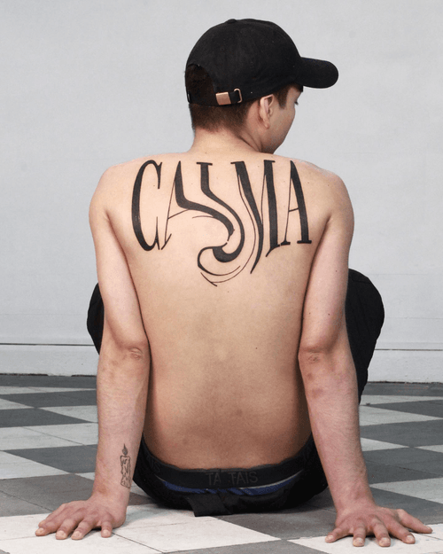Distorted CASMA Lettering