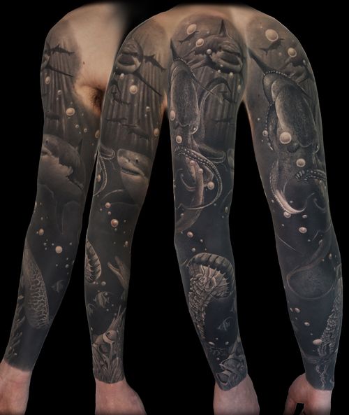 Deep Sea Marine Life Sleeve