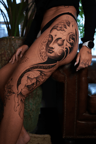 Buddha and Peony