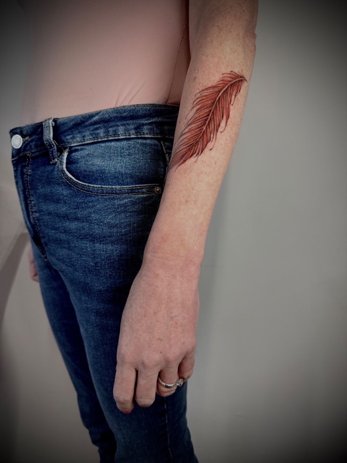 elegant neck tattoo