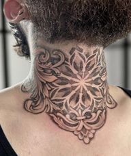 Neck piece for Brock from a couple months back. Thanks so much for the trust with this one 🙏🙏