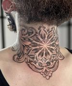 Neck piece for Brock from a couple months back. Thanks so much for the trust with this one 🙏🙏