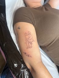 Couple Contour Tattoo