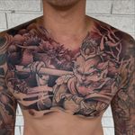 Monkey King. Books are open DM or email mikeygraffiks@gmail.com #303 #303tattoos #denver #denvertattoos #tattoo #art #monkeyking #monkeykingtattoo #chesttattoo #bngtattoo #japanesetattoo #whitelotuscolorado