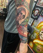 Just in time for peak blume, in progress photo on Wyatt’s DC themed sleeve. Done @tattooparadisedc . . . #tattooparadisedc #tattooparadise #iheartadamsmorgan #acreativedcc #dcist #madeinDC # #dcitystyle #igdc #mitdistrict #mydcstory #thinklocaldc #wethepeopleDC #dcavalcante #madeinthedistrict #dmvtattoo #dmvtattoos #dctattoo #dctattooartist #americanatattoos