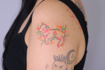 Colourful / Watercolour / Abstract / Animal / Sheep tattoo