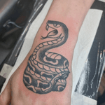 Coiled Snake Tattoo
