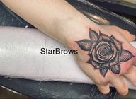 Black and Gray Rose