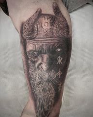 Another Viking concept done! Sleeve in progress. #ink #inked #tattoo #tattoos #tattoolife #tattooartist #melbourne #melbournetattoo #tattoomelbourne #artist #art #illustration #australia #tar #melbourneart #melbourneartist #realism #tattooworld #the_inkmasters #thedailytattoo #godofwartattoo #vikingtattoo #vikinggodtattoo